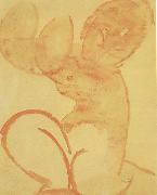 Amedeo Modigliani Pink Caryatid painting